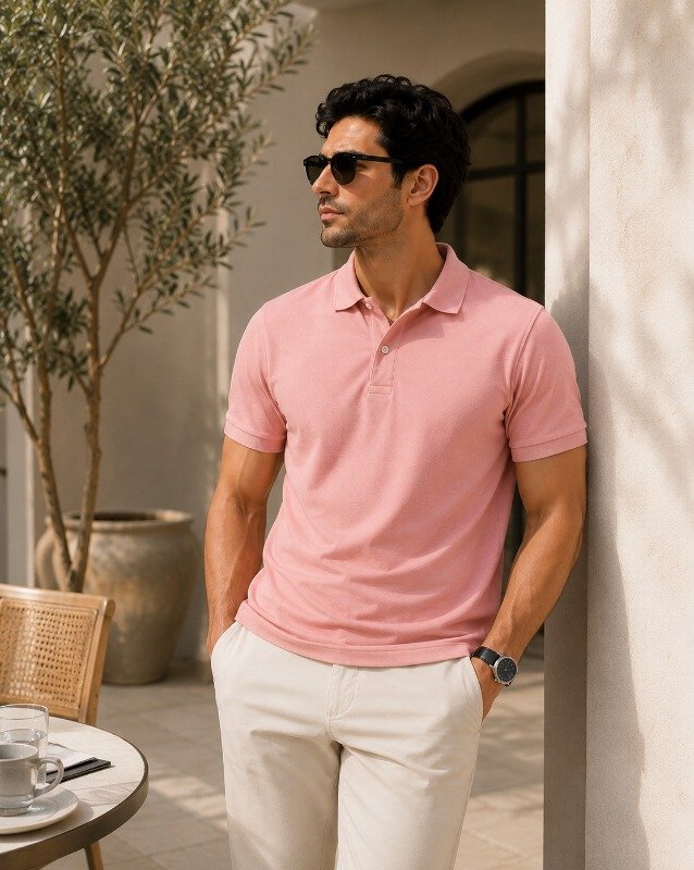 Nature Plus Men's Polo Shirt That Stays Cool All Day